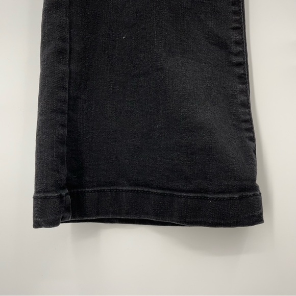 OAT NEW YORK 12/31x30 high rise clean wide leg 0313 jeans pant black - Picture 5 of 11